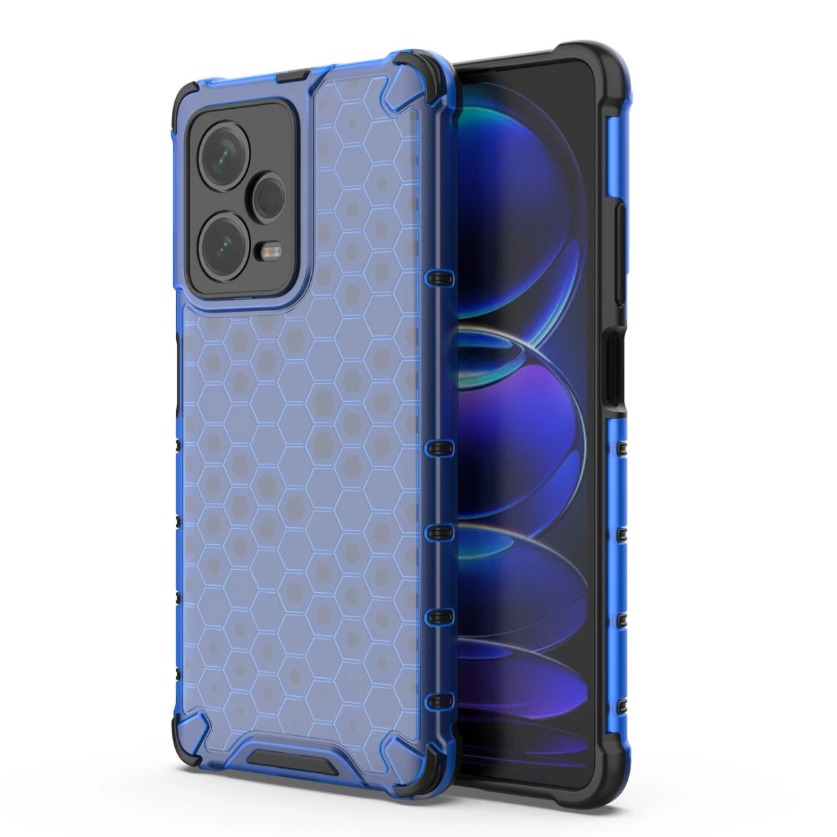 šarvuotas Hibridinis Dėklas Xiaomi Redmi Note 12 Pro+ Honeycomb Blue
