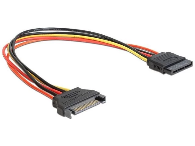 SATA Extension Cable M/F 15PIN 30cm