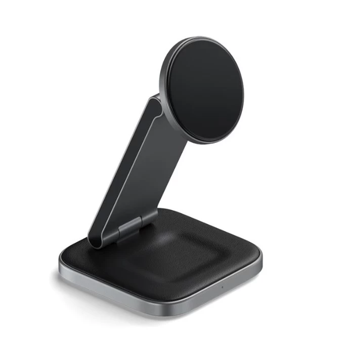 Satechi 3-in-1 Sulankstomas Qi2 įkrovimo Stovas Trims įrenginiams (us, Can, Eu, Uk) (kosminė Pilka) Satechi 3-in-1 Sulankstomas Qi2 įkrovimo Stovas Trims įrenginiams (us, Can, Eu, Uk) (kosminė Pilka)