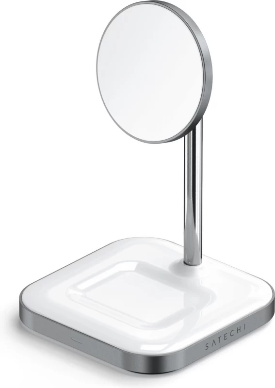 satechi Magnetic 2in1 - Atskiras Magnetinis įkroviklis Dviem įrenginiams, Suderinamas Su magsafe įkrovimu (kosminės Pilkos Spalvos) satechi Magnetic 2in1 - Atskiras Magnetinis įkroviklis Dviem įrenginiams, Suderinamas Su magsafe įkrovimu (kosminės Pilkos Spalvos)