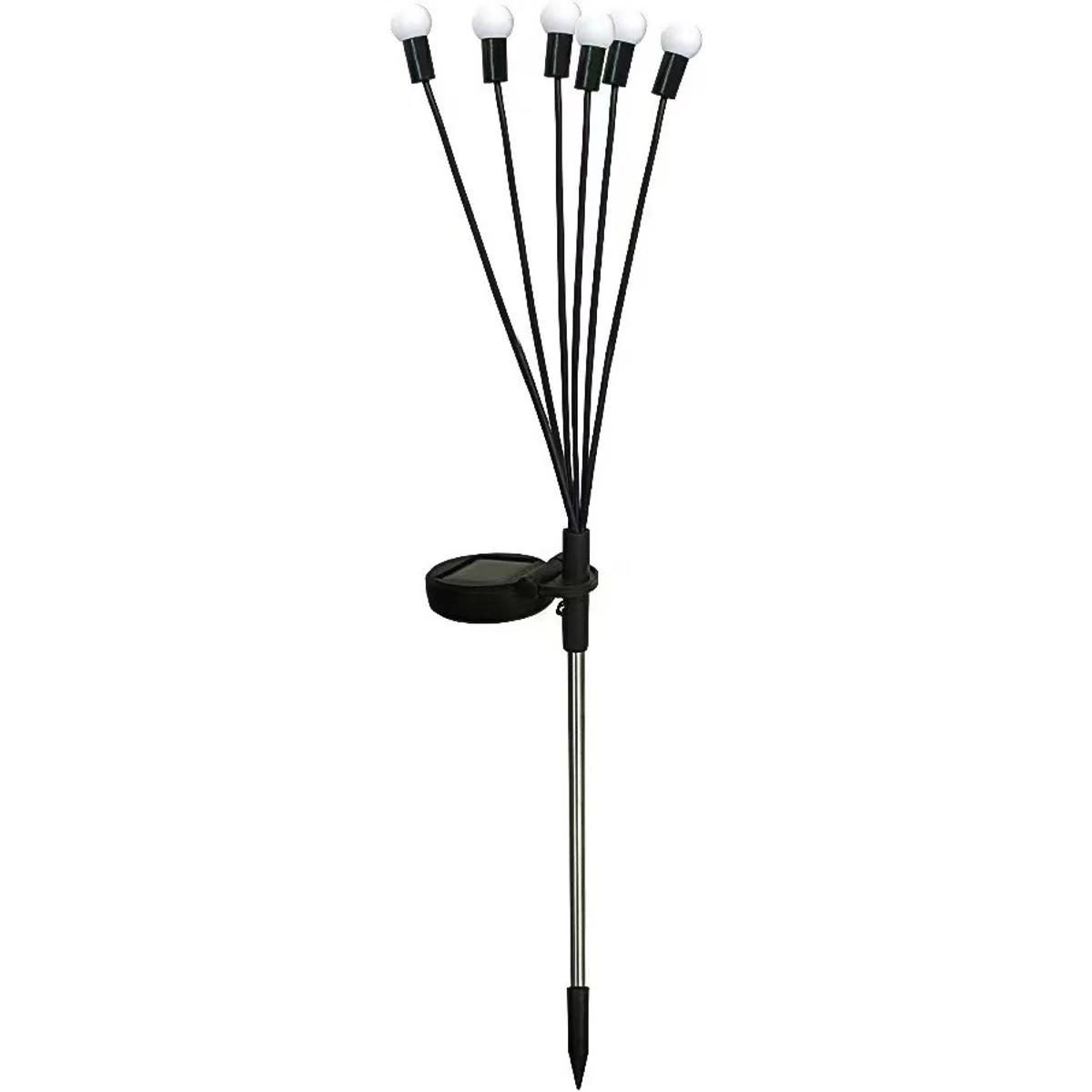 Saulės Lempa šokantys Vėjyje Balti Kamuoliai 6 Led 72cm šaltai Baltos Spalvos