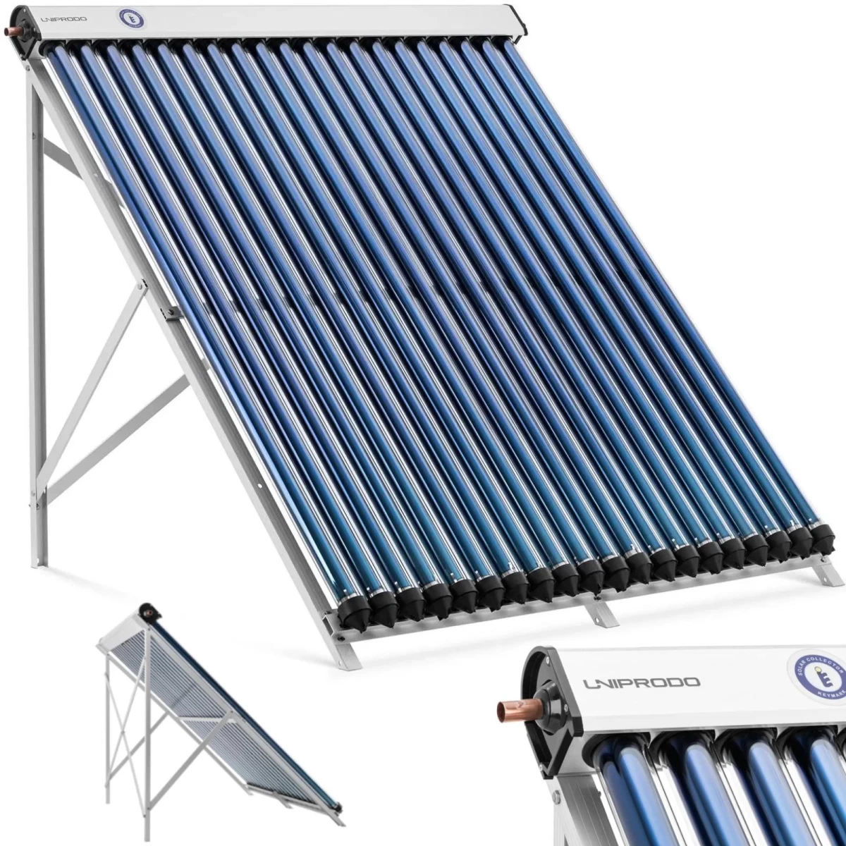 Saulės Vamzdinis Kolektorius Ant Stovo 160-200 L 20 Vamzdžių 6 Bar