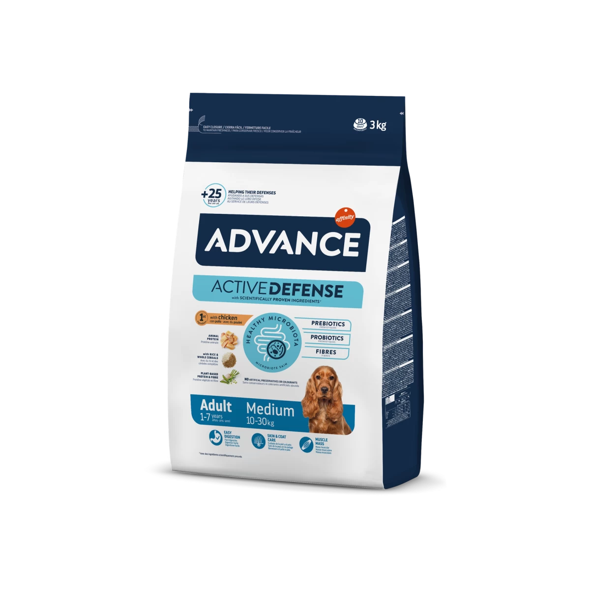 Sausas maistas Advance Dog Medium Adult Chicken Rice, AD508319