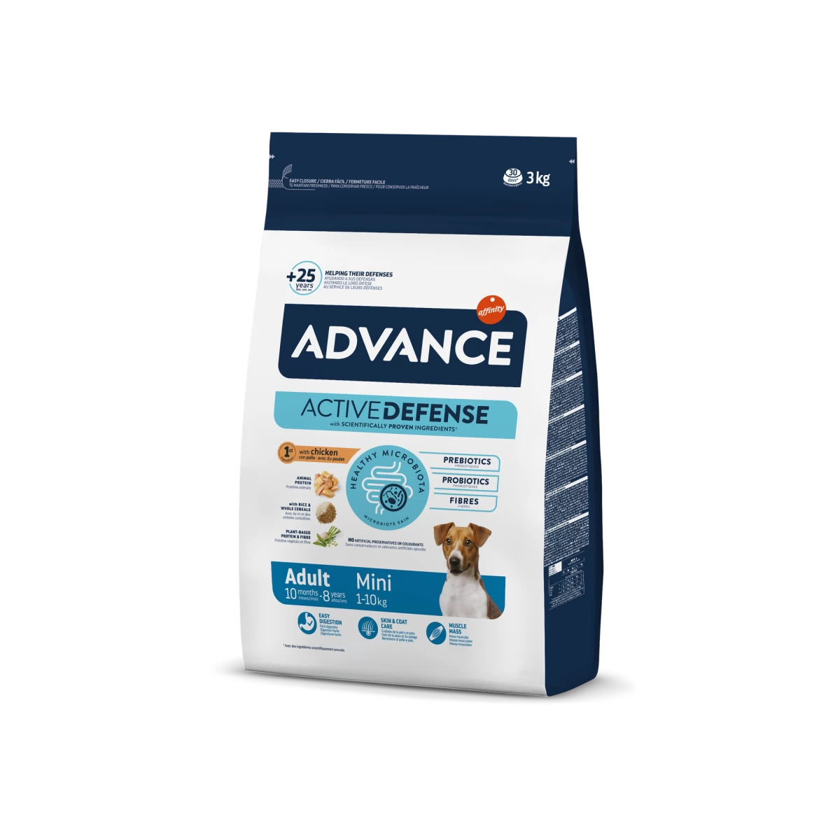 Sausas maistas Advance Dog Mini Adult Chicken Rice 3 kg, AD502319