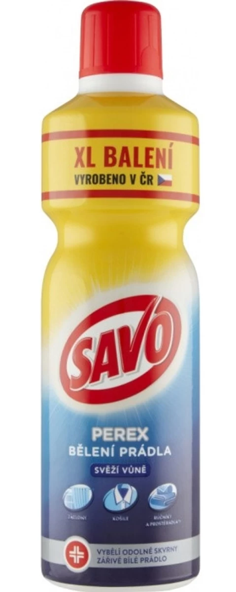 Savo Perex, Balinamasis Skalbiklis fresh Whitening, 1,2 L.