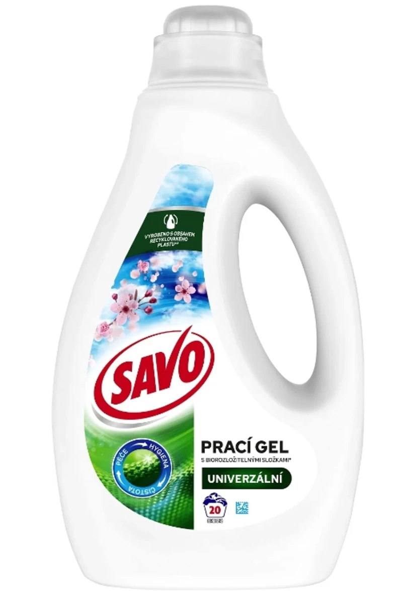 Savo, spring Freshness Baltoji Skalbimo želė, 1 L