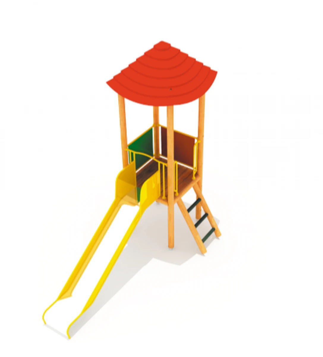 Medinė vaikų žaidimų aikštelė, modelis 8-A