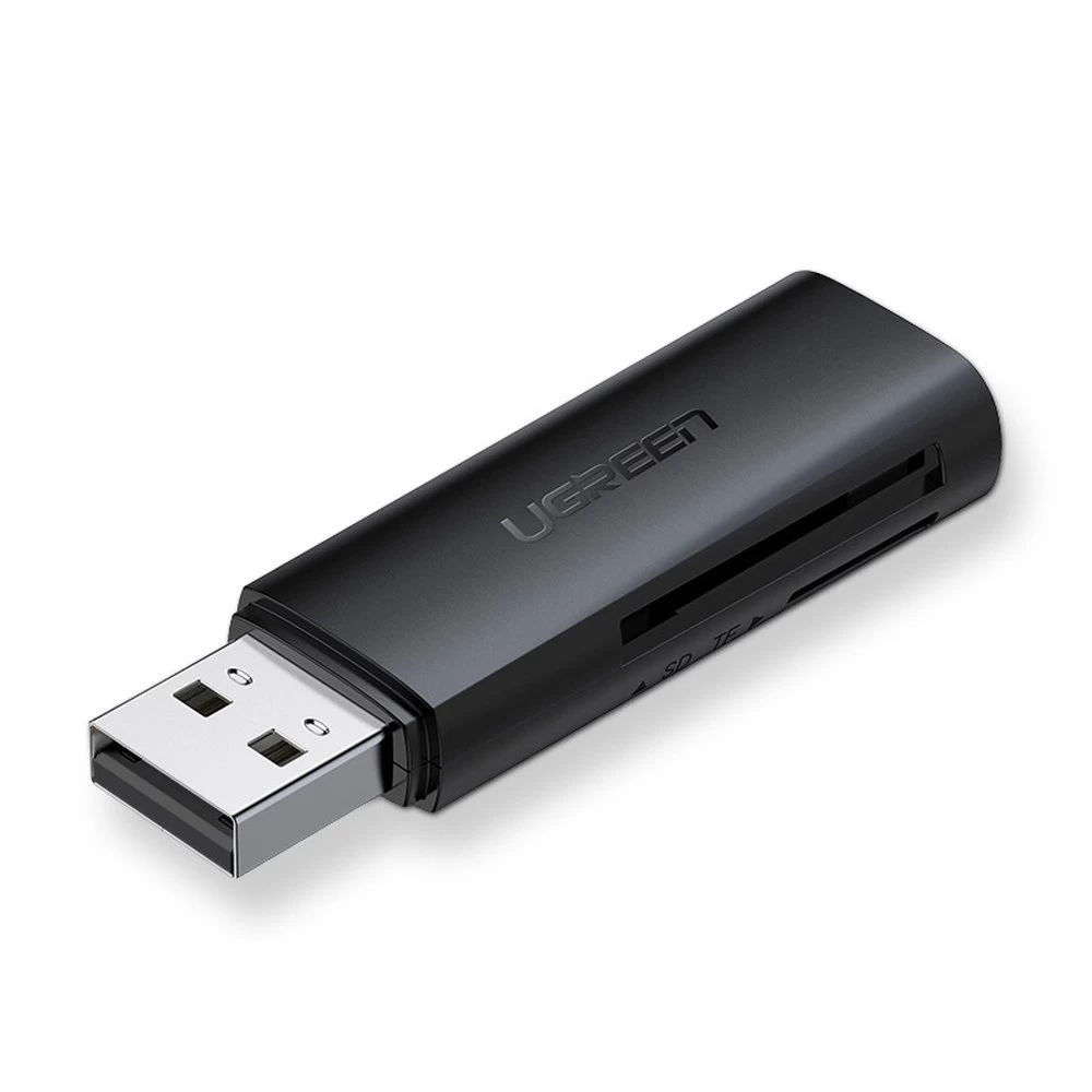 Sd Tf Atminties Kortelių Skaitytuvas Kompiuteriui Usb 3.0 Juodas