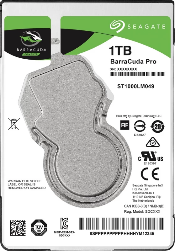 Seagate Barracuda Pro St1000lm049 Serverio Standusis Diskas (1tb /2.5&amp;quot; /7200rpm )
