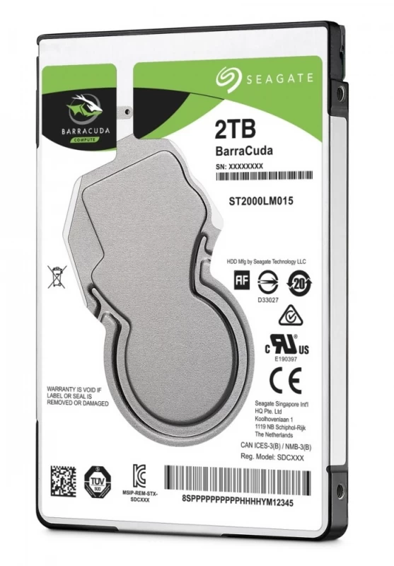 Seagate Barracuda St2000lm015 Serverių Kietasis Diskas (2tb /2.5&amp;quot; /5400rpm )