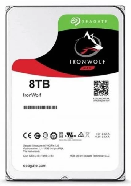 Seagate Ironwolf Server Hdd St8000vn004 (8 Tb /3.5&amp;quot; /7200rpm )