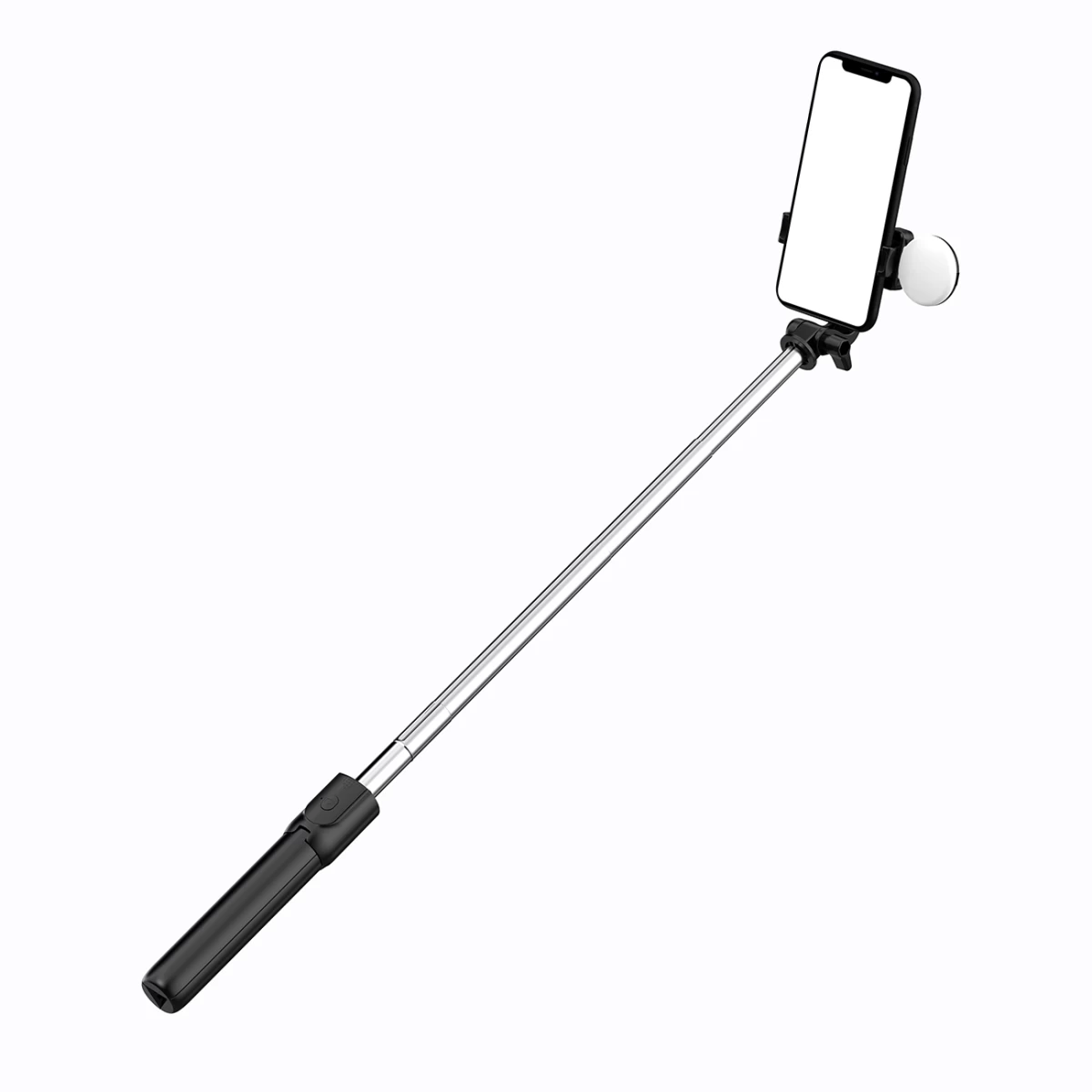 Selfie Lazda Teleskopinė Su Nuotolinio Valdymo Pulteliu + Led Trikojis Telefono Stovas 0,71 M - Juoda Selfie Lazda Teleskopinė Su Nuotolinio Valdymo Pulteliu + Led Trikojis Telefono Stovas 0,71 M - Juoda