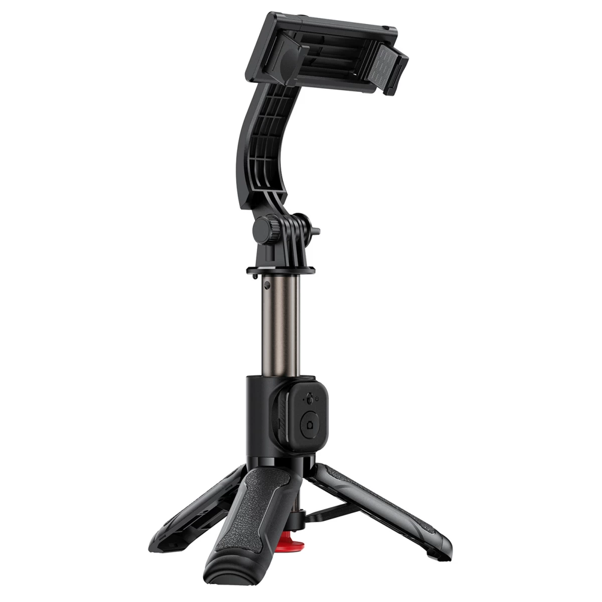 „selfie“ Lazdelė Su Automatiniu Trikoju Ir „bluetooth“ Nuotolinio Valdymo Pultu, 63 Cm – Juoda