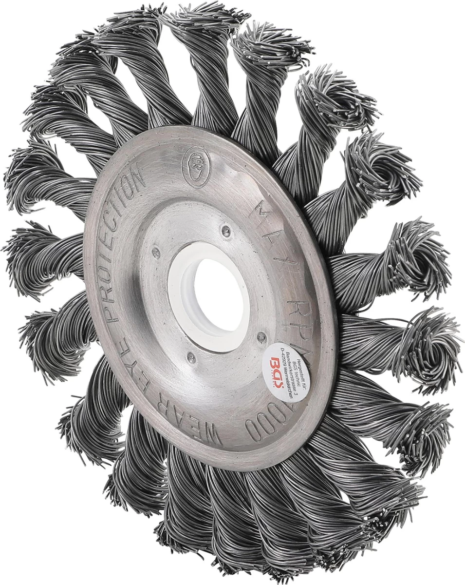 Šepetys disko tipo | stambus plienas | 115 mm (3985) Šepetys disko tipo | stambus plienas | 115 mm (3985)