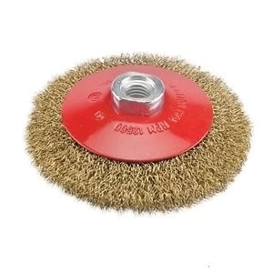 Šepetys vielinis lėkštės tipo | variuotas | 100 mm | M14 (ES733100) Šepetys vielinis lėkštės tipo | variuotas | 100 mm | M14 (ES733100)