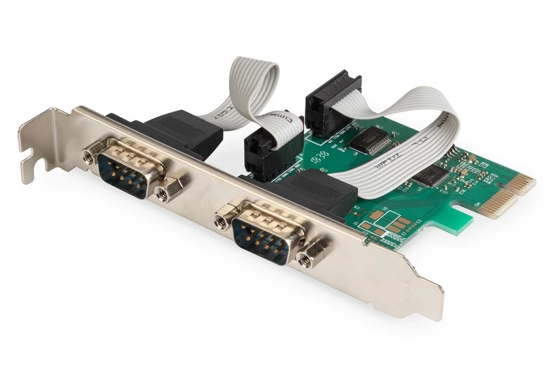 Serial I/O 2-Port PCIexp ress Card 2xDB9 + LP