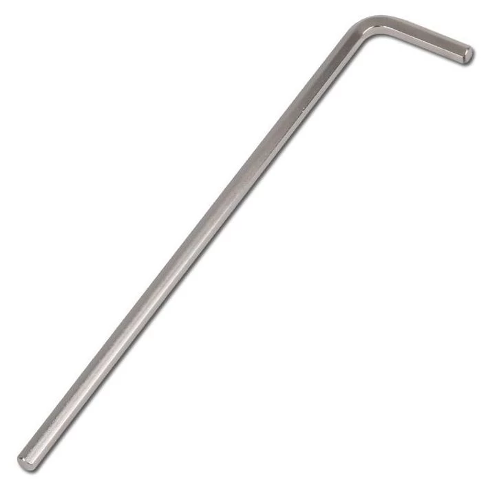 Šešiakampis raktas lenktas ilgas 6 mm, Cr-V  (35D906)