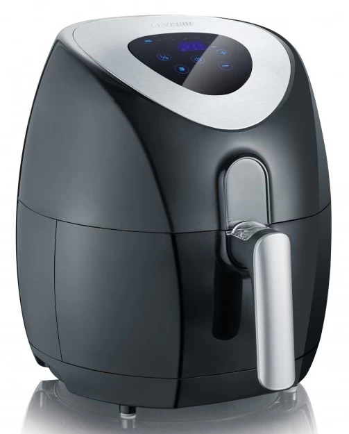 Severin Fr 2430 Riebalų Keptuvė Be Riebalų (1500 W / Juoda )