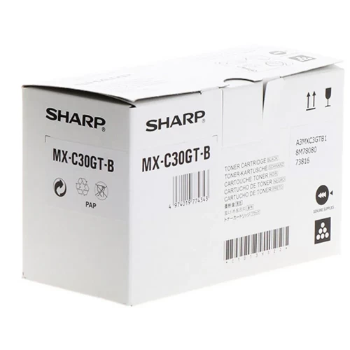 Sharp MX-C30GTB (MXC30GTB) Lazerinė kasetė, Juoda (SPEC)