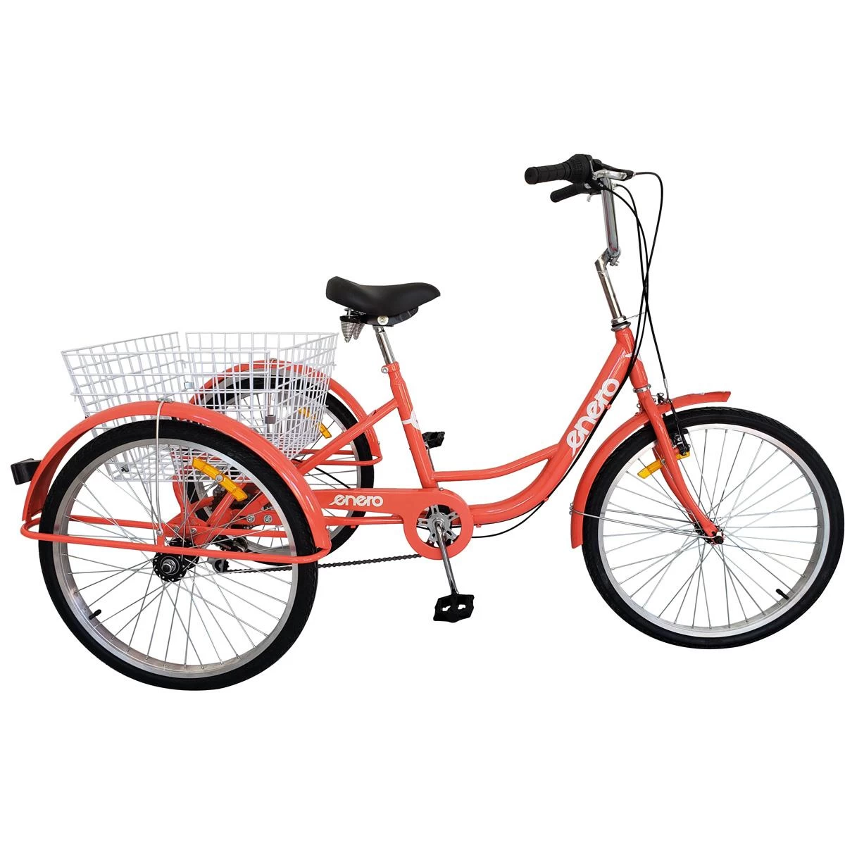 Shimano 3 Ratų Dviratis 24 Red 6 Greičių