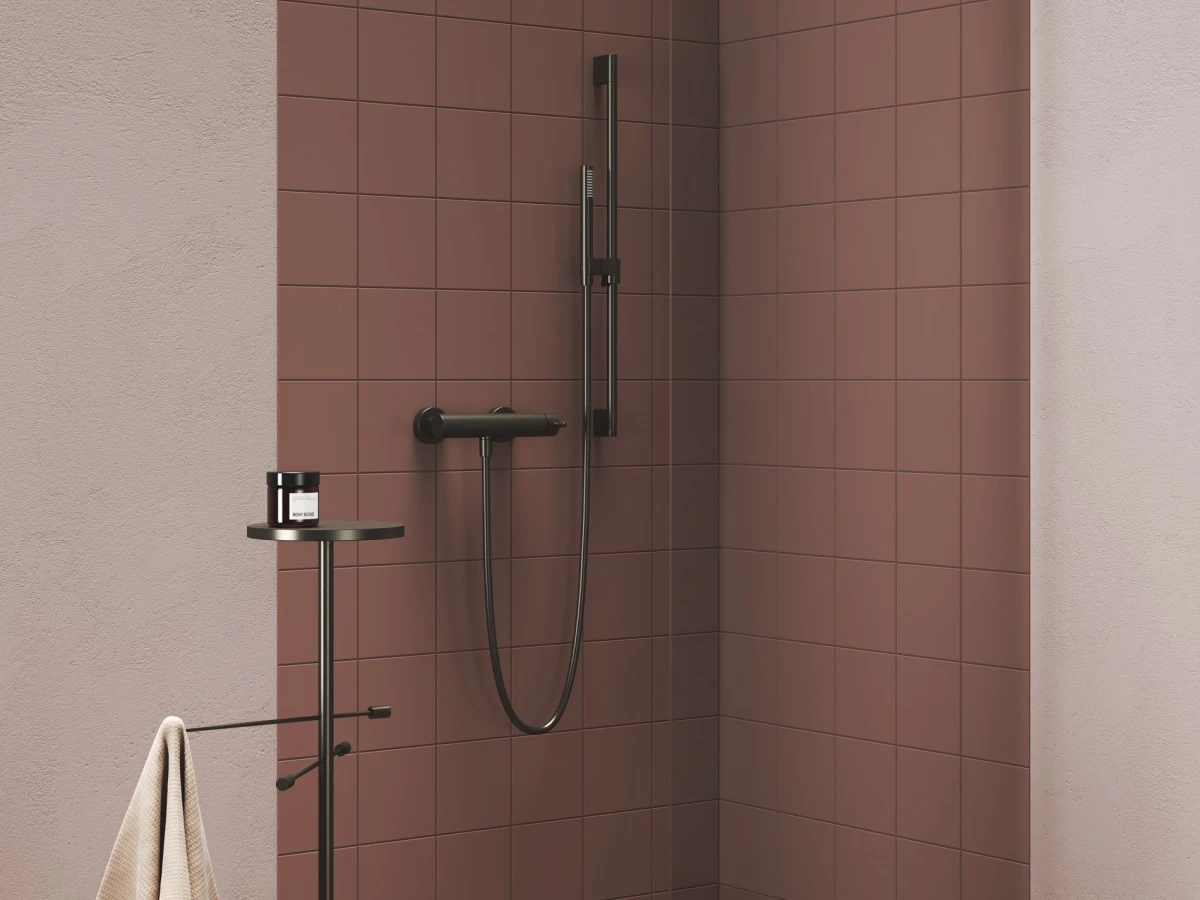 Sieninis dušo maišytuvas Ravak Espirit be dušo komplekto, Graphite Brushed X070317