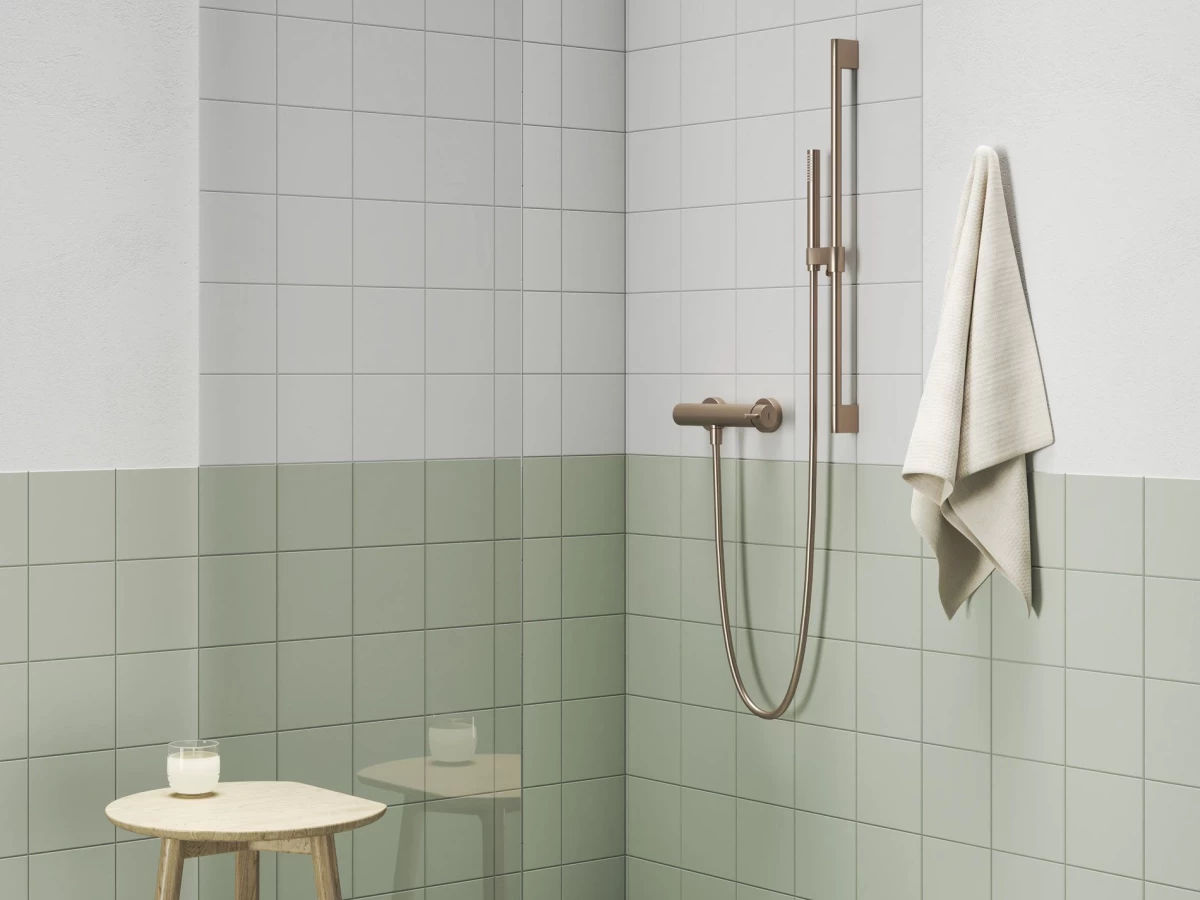 Sieninis dušo maišytuvas Ravak Espirit be dušo komplekto, Rose Gold Brushed X070354