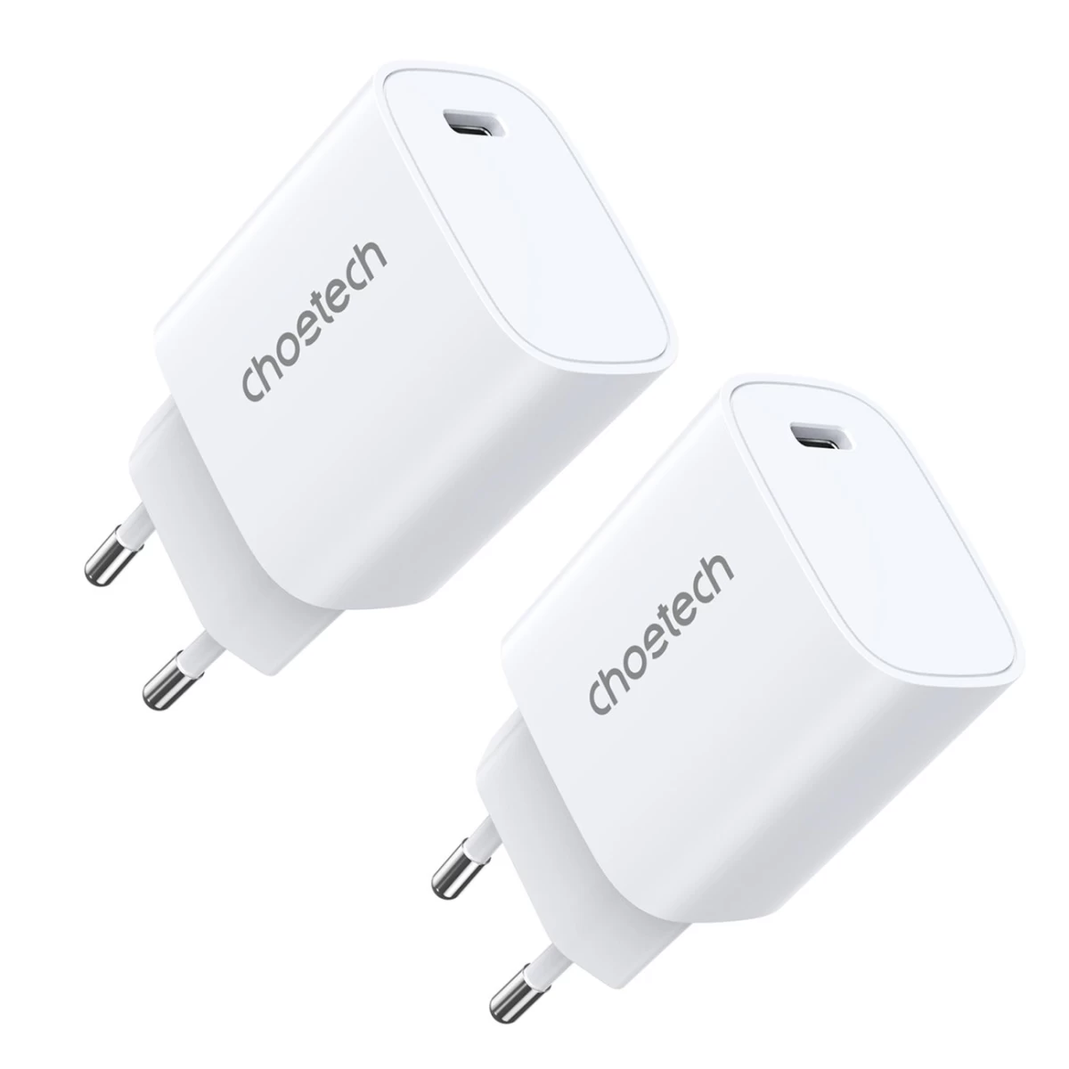 Sieninis įkroviklis Q5004 20w Pd, Skirtas Iphone 12 13 Kit 2 Vnt., Baltas