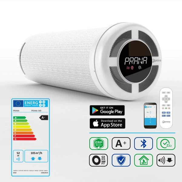 Sieninis mini rekuperatorius Prana-200C Premium Plus