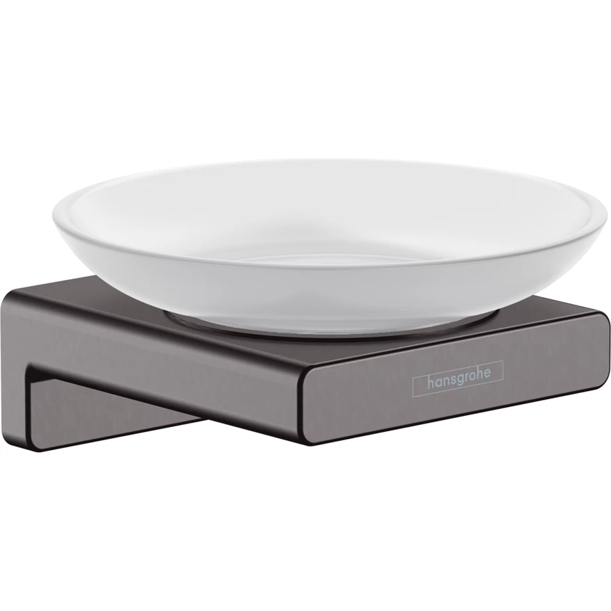 Sieninis muilo laikiklis AddStoris, brushed black chrome 41746340