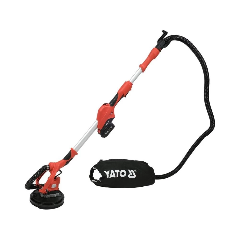 Sienų ir lubų šlifuoklis YATO YT-82360 | žirafa | brushless | Li-ion | 18V | 225MM