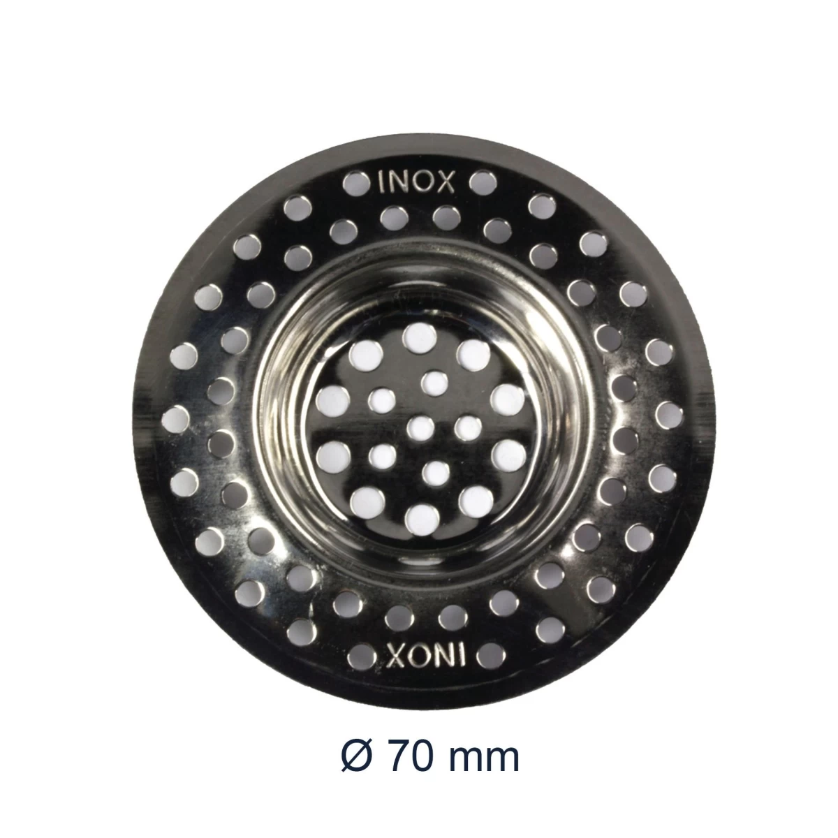 Sietelis, Ø 7 cm, blizgus chromas, nerūdijantis plienas, 13700300