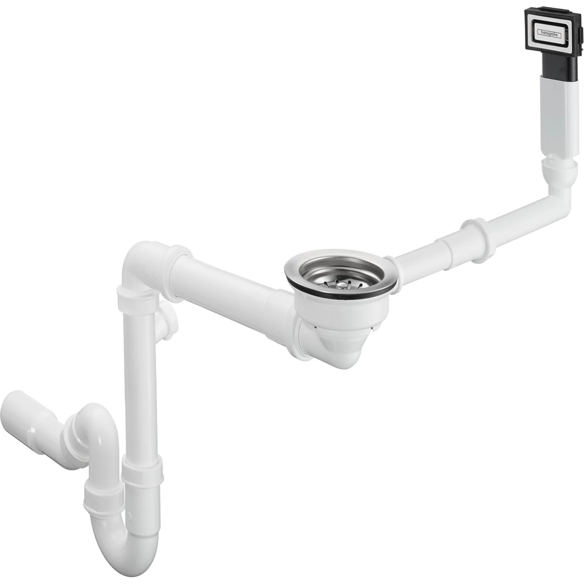 Sifonas plautuvei Hansgrohe su užkemšamu ventiliu D16-10, 43927000