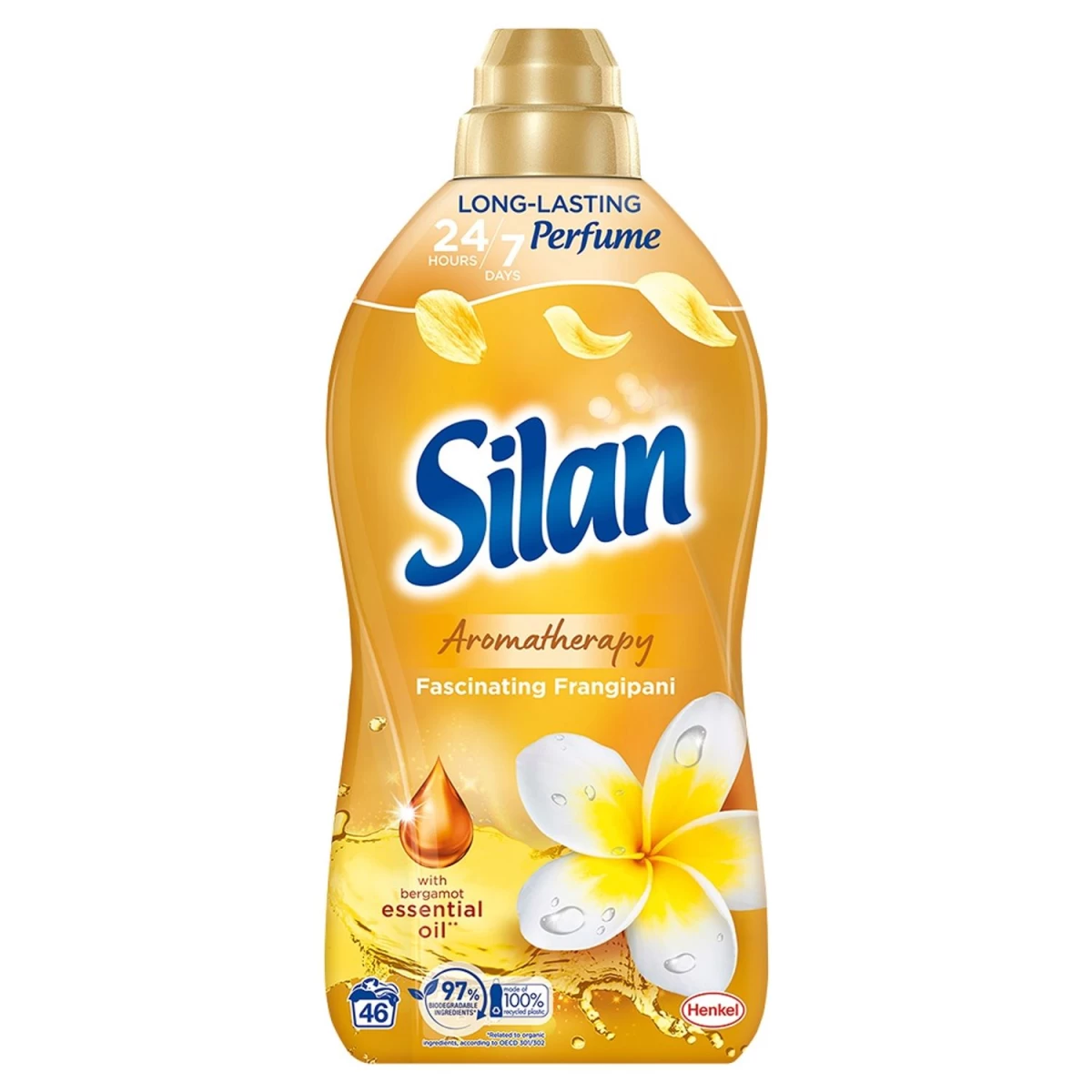 Silan Aromatherapy Fascinating Frangipani Audinių Minkštiklio Koncentratas, 1012 Ml