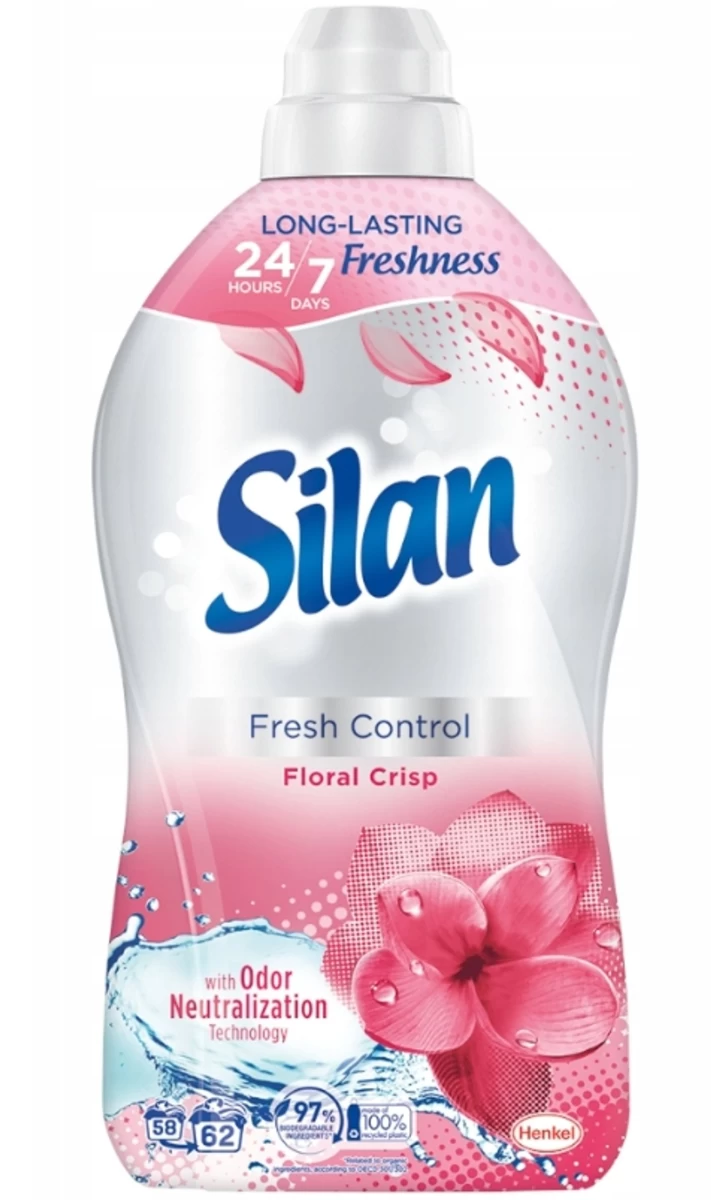 silan Floral Crisp Audinių Minkštiklis, 1364 Ml.