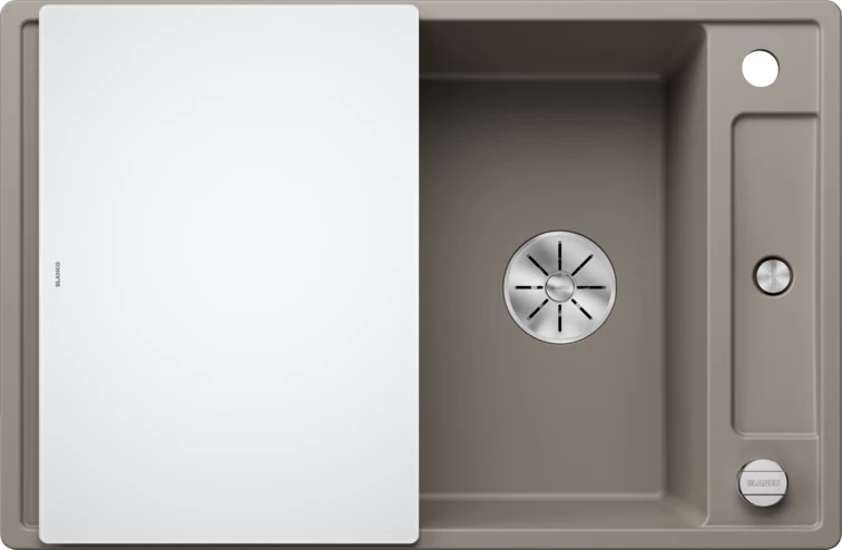 Silgranitinė plautuvė AXIA III 45 S SILG PDUR Tartufo Z.GL InFino M.AF su stikline lentele