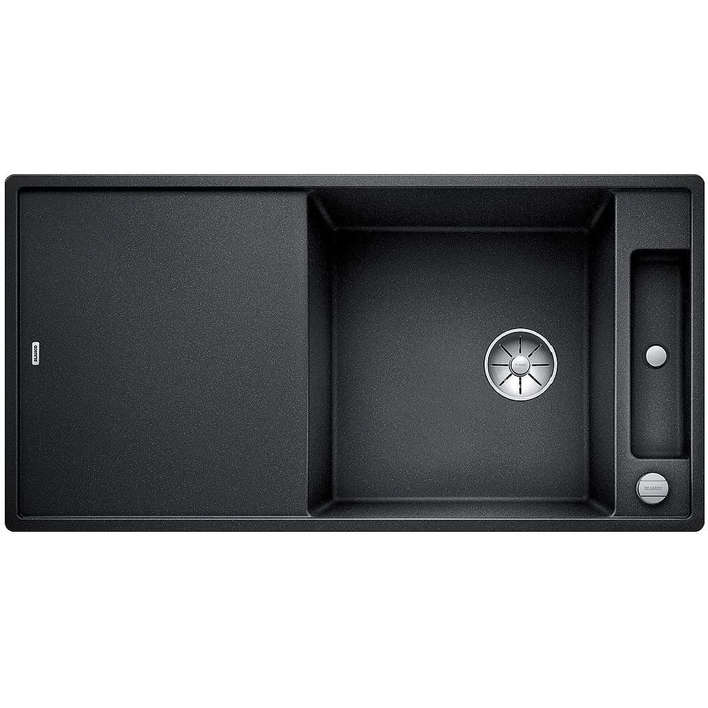 Silgranitinė plautuvė AXIA III XL 6 S-F SILG PDUR Antracitas Z.GL InFino M.AF su stikline lentele