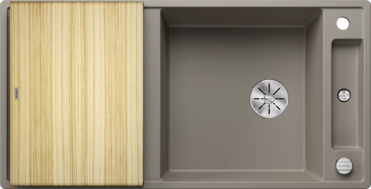 Silgranitinė plautuvė AXIA III XL 6 S SILG PDUR Tartufo Z.ES InFino M.AF su medine lentele