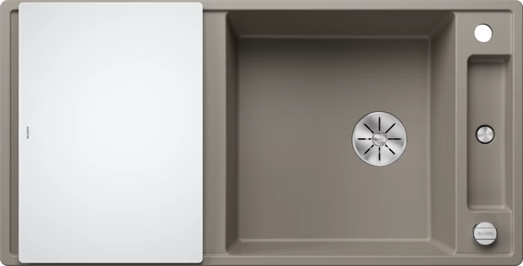 Silgranitinė plautuvė AXIA III XL 6 S SILG PDUR Tartufo Z.GL InFino M.AF su stikline lentele
