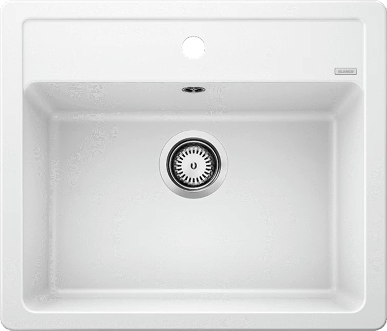 Silgranitinė plautuvė LEGRA 6 SILG Balta O.ZUB O.AF