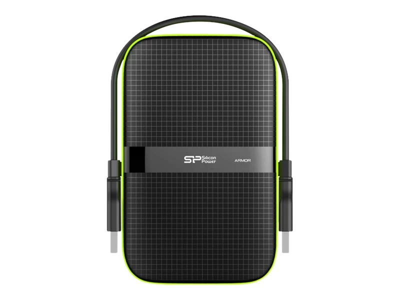 Silicon Power Armor A60 Išorinis Kietasis Diskas (5 Tb / Juoda Ir žalia )