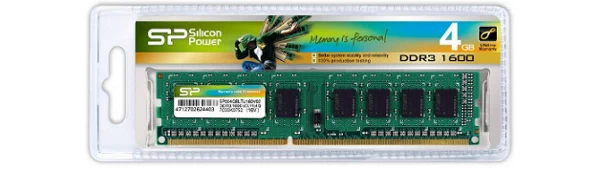Silicon Power Atmintis (longdimm/ddr3/4 Gb/1600 Mhz/1,5 V/11 Clcl/single)