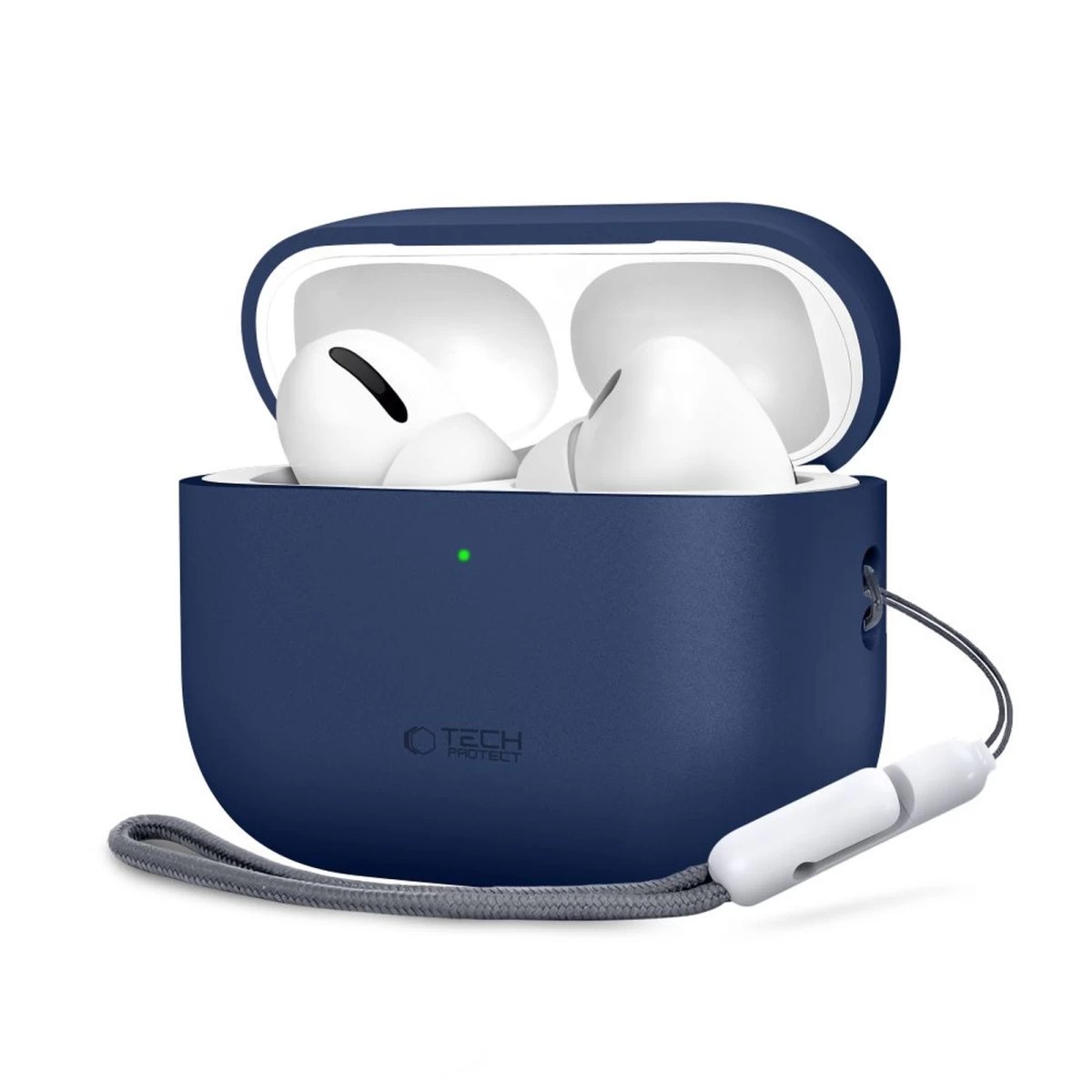 Silikoninė airpods Pro 3 Silikoninė įmautė - Tamsiai Mėlyna