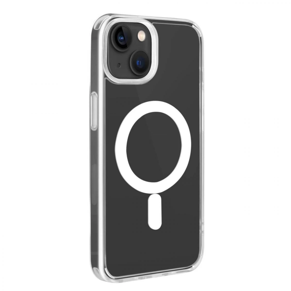 Silikoninė įmautė iphone 14 / 13 Lite Magsafe - Skaidri