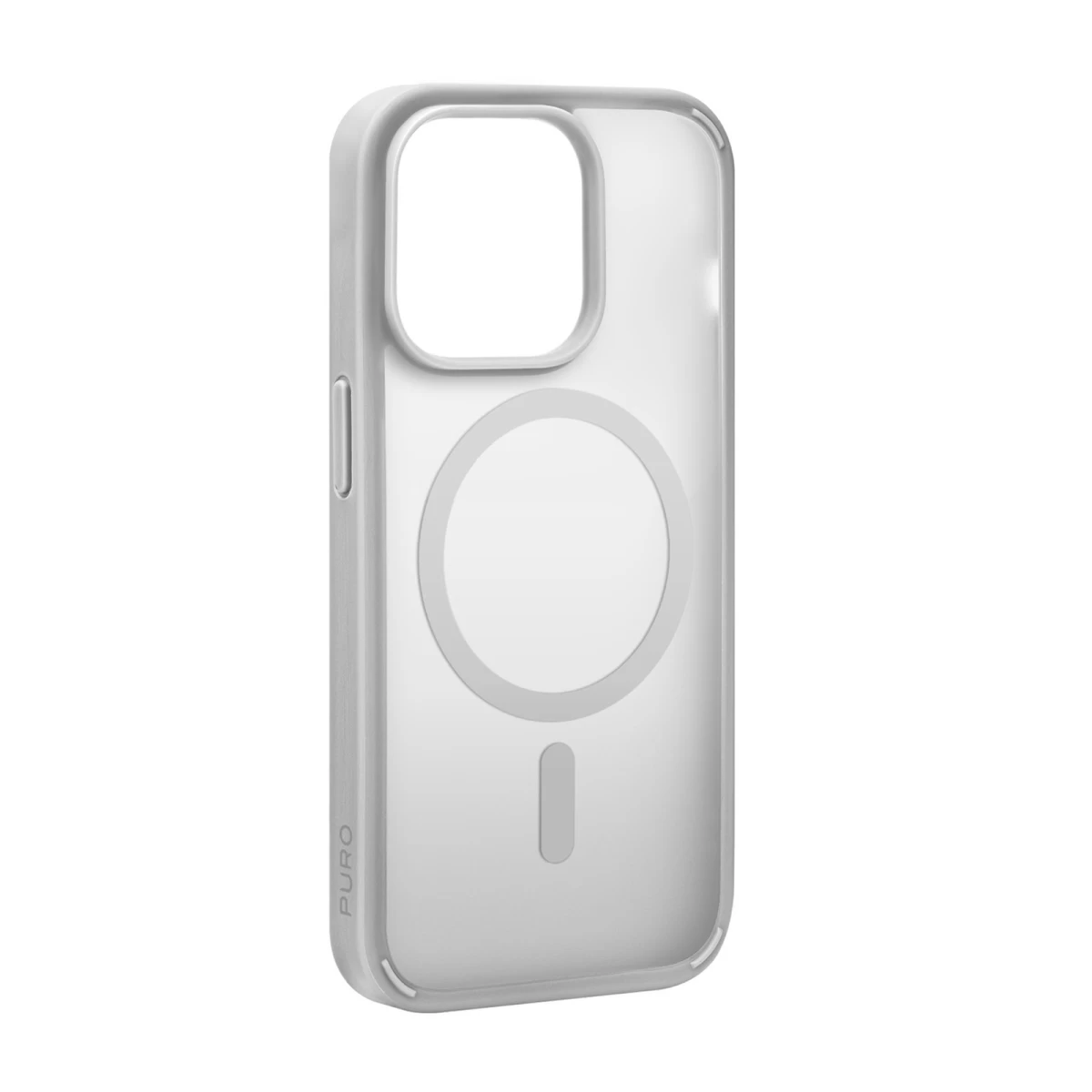 Silikoninė įmautė iphone 15 Pro Max Gradient Magsafe - Sidabrinė