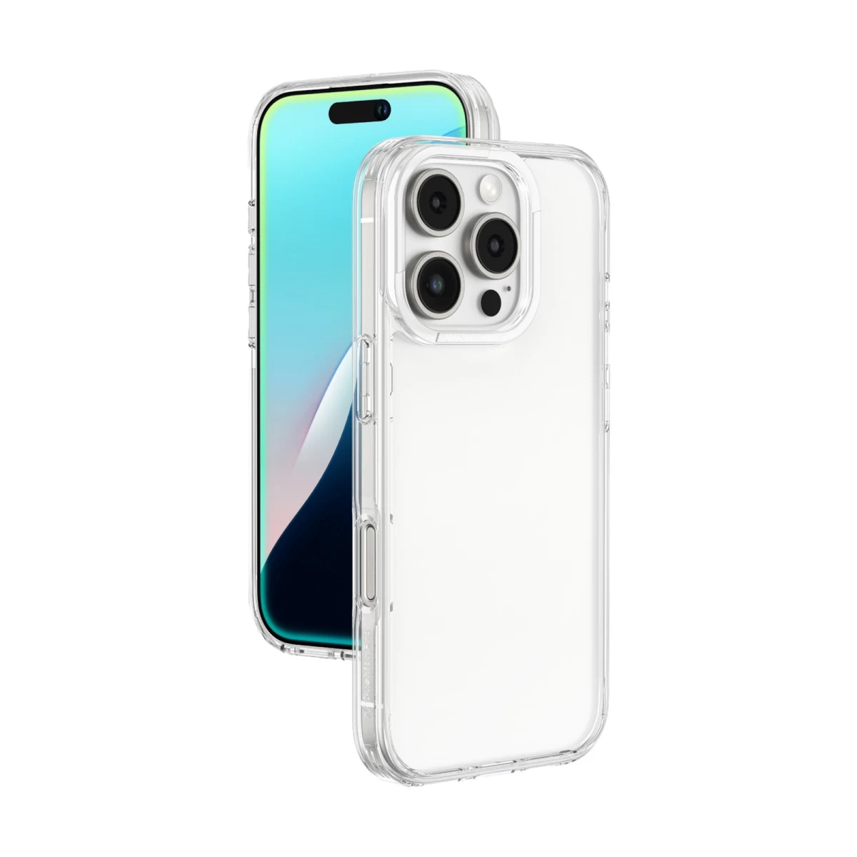 Silikoninė įmautė iphone 16 Pro Max Minimaliam Dėklui - Skaidri