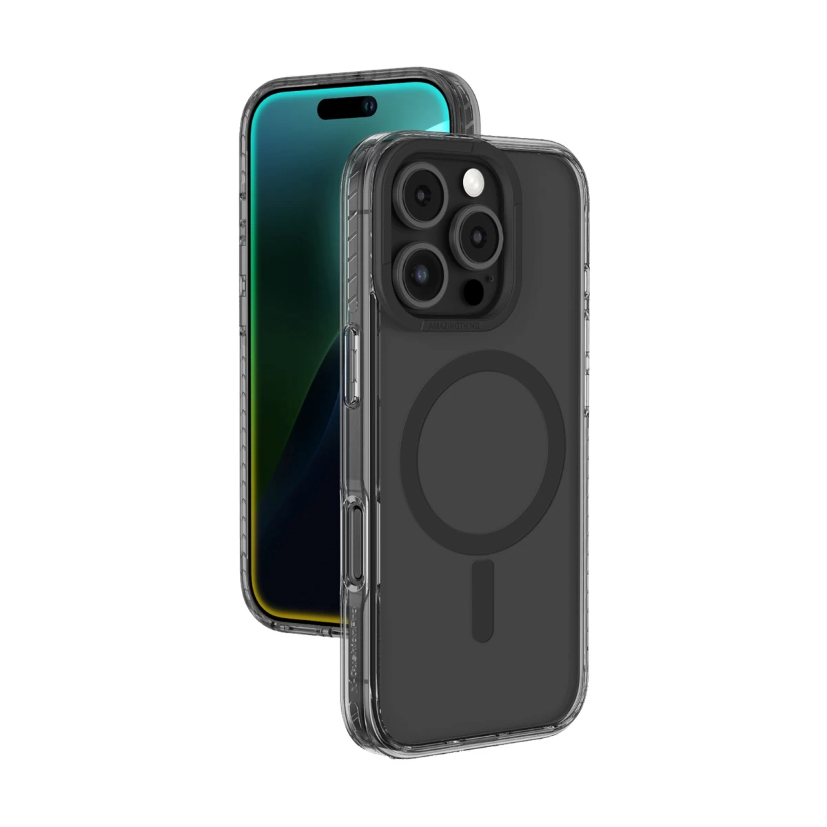 Silikoninė įmautė iphone 16 Pro Max Titan Pro Mag Case - Juoda