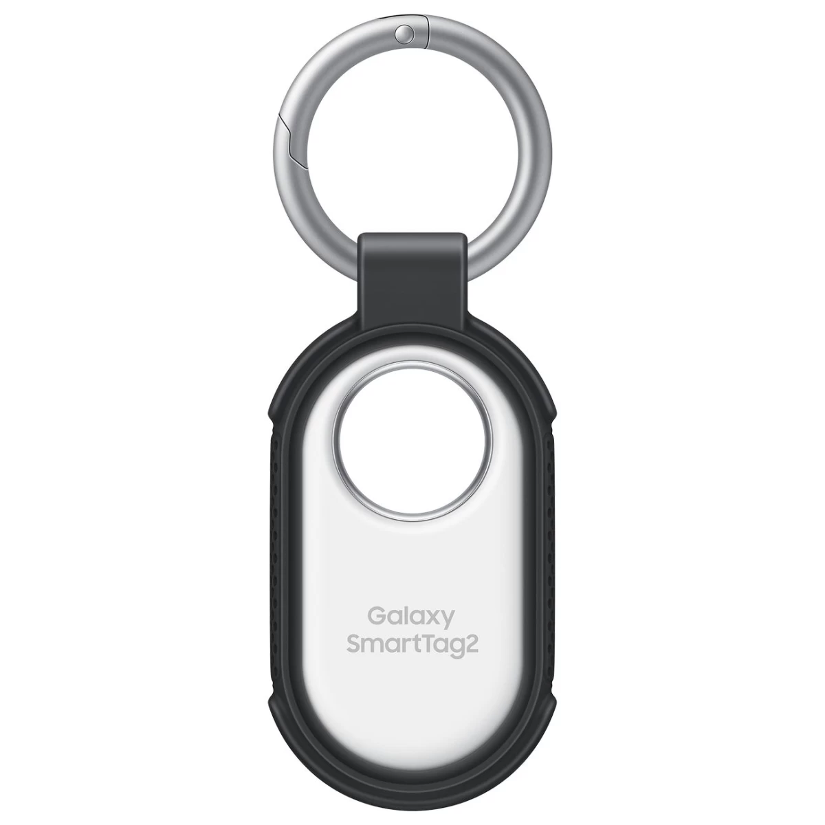 Silikoninė įmautė samsung Galaxy Smarttag2 Juoda Ir Sidabrinė