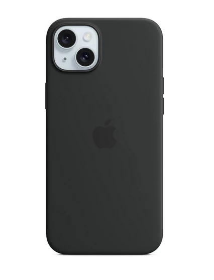 Silikoninė įmautė Su magsafe, Skirta iphone 15 Plus - Juoda
