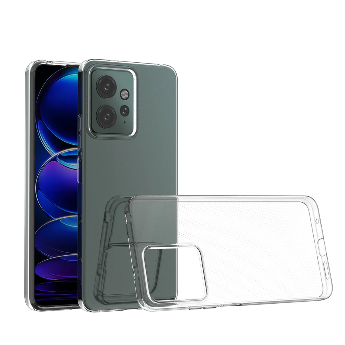 Silikoninė įmautė xiaomi Redmi 12 Ultra Clear Transparent