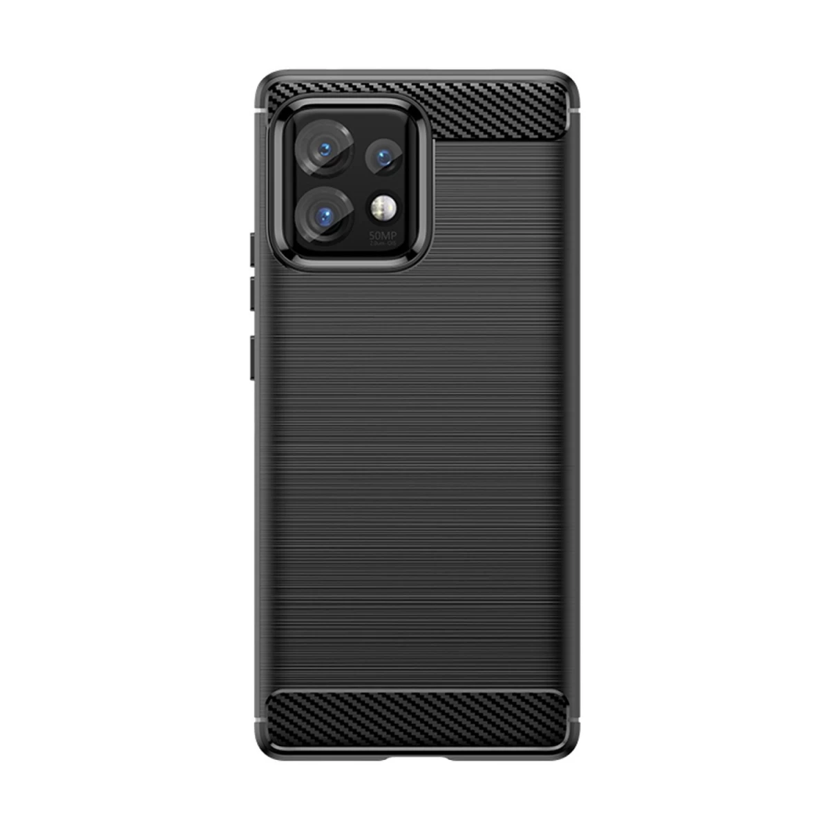 Silikoninis Dėklas Carbon Case, Skirtas Motorola Edge 40 Pro - Juodas